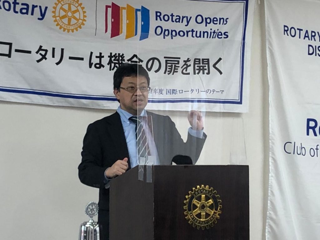 柏南ロータリークラブでの卓話